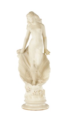 Lot A 19TH CENTURY MARBLE FIGURE OF A LADY