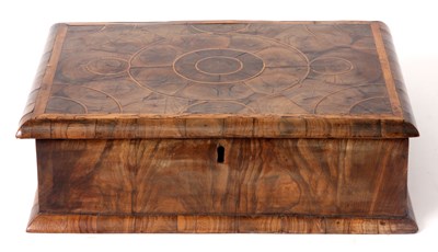 Lot 639 - A LATE 17TH CENTURY OYSTER VENEERED LABURNUM...