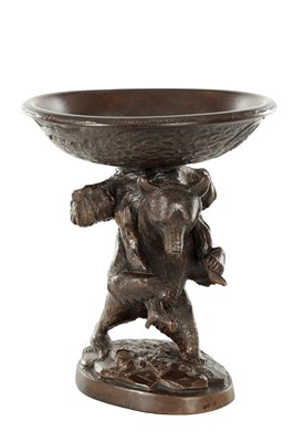 Lot A 19TH CENTURY CARVED BLACK FOREST TAZZA