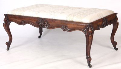 Lot 656 - A LARGE MID VICTORIAN MAHOGANY RECTANGULAR...