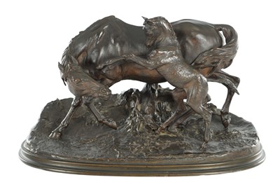 Lot AFTER P.J.MENE A GOOD 19TH CENTURY BRONZE ANIMALIA SCULPTURE