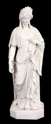 Lot 68 - A LATE 19th CENTURY PARIAN FIGURE OF ZENOBIA...
