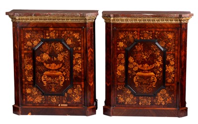 Lot 745 - A PAIR OF MID 19TH CENTURY FRENCH ROSEWOOD...