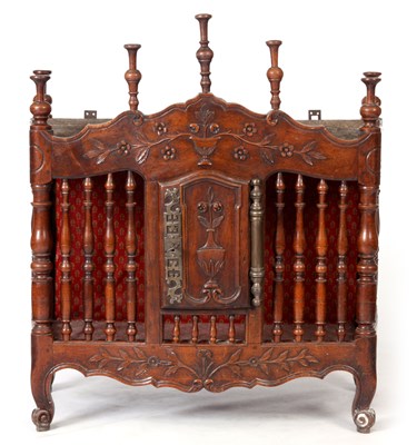 Lot 775 - AN 18TH CENTURY FRENCH JOINED FRUITWOOD FOOD...