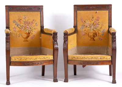 Lot 783 - A STYLISH PAIR OF EARLY 19TH CENTURY FRENCH...