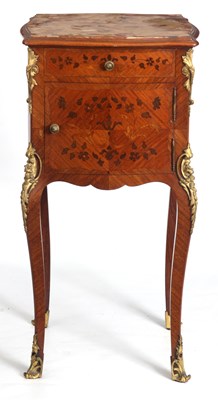 Lot 807 - A LATE 19TH CENTURY LOUIS XV STYLE FRENCH...