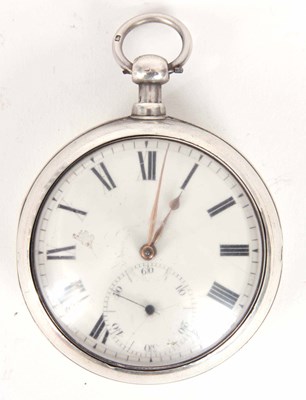 Lot 10 - WILLIAM NUTT, A VERGE POCKET WATCH in a silver...