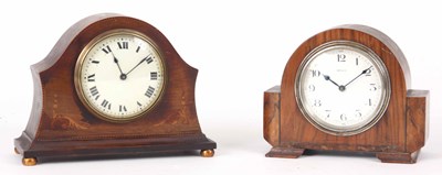 Lot 142 - TWO EARLY 20th CENTURY FRENCH MANTLE CLOCKS...