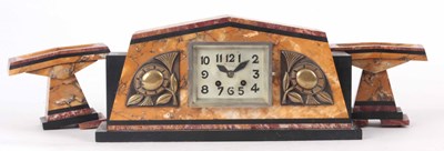 Lot 162 - AN EARLY 20th CENTURY FRENCH ART DECO SIENNA...