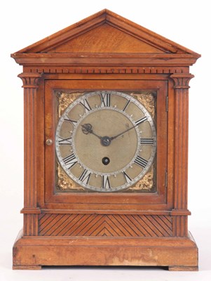 Lot 165 - A LATE 19th CENTURY WALNUT ARCHITECTURAL CASED...