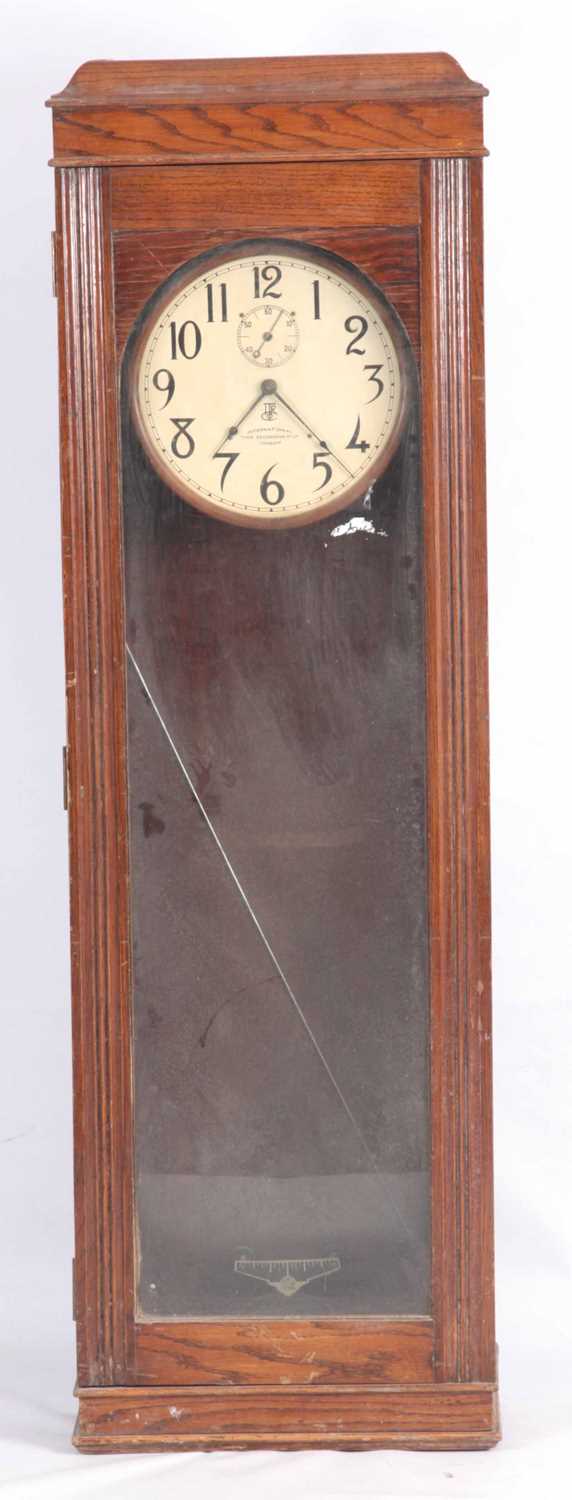 Lot 167 - AN EARLY 20TH CENTURY ELECTRIC MASTER CLOCK in...