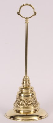 Lot 599 - A fine 19th Century half-bell cast Brass...