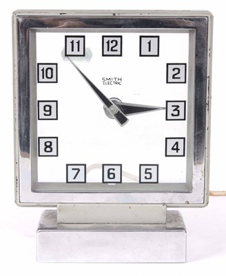 Lot 217 - AN ART DECO ELECTRIC MYSTERY CLOCK made by...