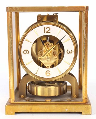 Lot 224 - A GILT FRAMED JAEGER LE-COULTRE ATMOS CLOCK...