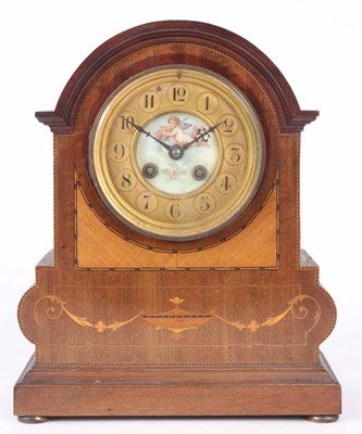 Lot 230 - AN EARLY 20th CENTURY FRENCH MANTLE CLOCK the...