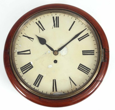 Lot 237 - A MID 19th CENTURY ENGLISH FUSEE DIAL CLOCK...