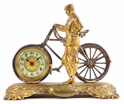 Lot 268 - A LATE 19th CENTURY ENGLISH NOVELTY DESK CLOCK...