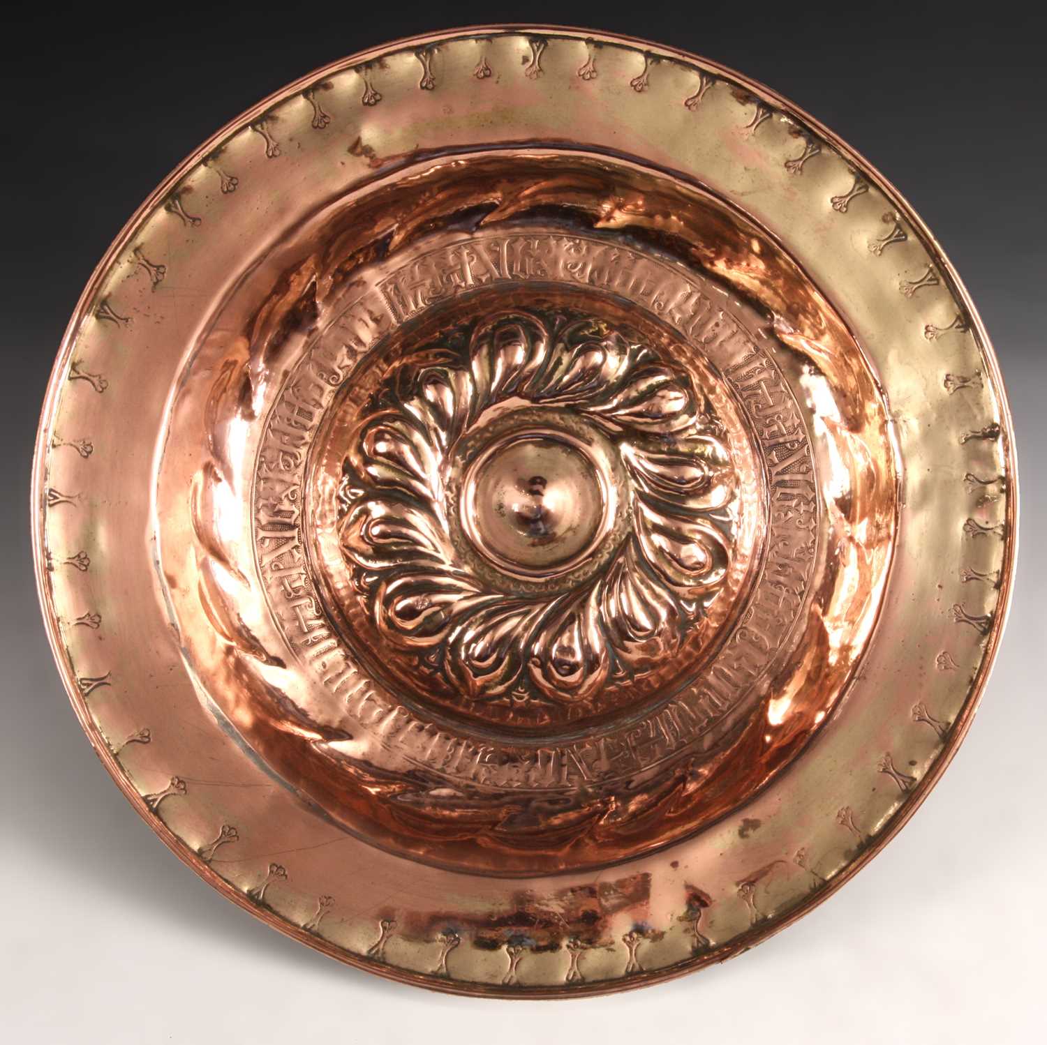 Lot 586 - An 18th/19th Century Continental Copper ALMS...