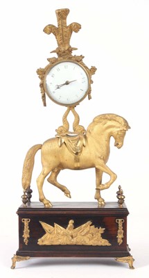 Lot 290 - AN EARLY 19th CENTURY ORMOLU MANTLE CLOCK...