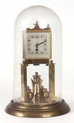 Lot 297 - AN EARLY 20TH CENTURY ANNIVERSARY CLOCK with...