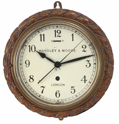 Lot 319 - A LATE 19th CENTURY ENGLISH WALL CLOCK SIGNED...