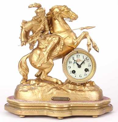 Lot 340 - A LATE 19th CENTURY FRENCH GILT SPELTER...