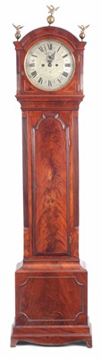 Lot 354 - A GEORGE III MAHOGANY CASED LONGCASE CLOCK...