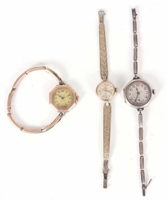 Lot 36 - A SELECTION OF THREE VINTAGE LADY’S WRIST...