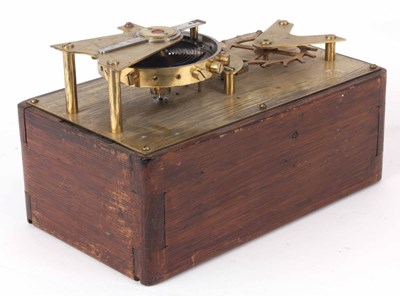 Lot 362 - A LARGE CLOCKWORK MODEL OF A COMPENSATED...