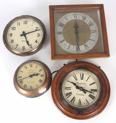 Lot 373 - FOUR ELECTRIC SLAVE CLOCKS