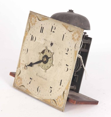 Lot 395 - A SMALL LATE 18th CENTURY HOODED WALL CLOCK...