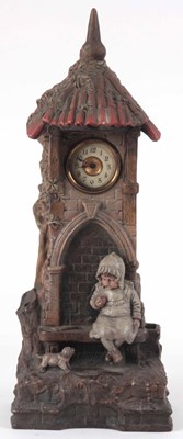 Lot 409 - A JOHANN MARESCH FACTORY, CLOCK CASE, MODELLED...