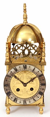 Lot 417 - AN EARLY 20th CENTURY FRENCH LANTERN CLOCK...