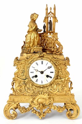 Lot 421 - A LATE 19th CENTURY FRENCH FIGURAL ORMOLU...