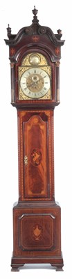 Lot 430 - A LATE 19th CENTURY QUARTER STRIKING LONGCASE...