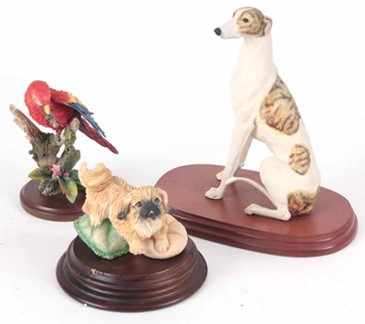 Lot 487 - THREE 20TH CENTURY BORDER FINE ART FIGURES...