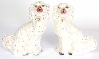 Lot 503 - A PAIR OF 19th CENTURY COPPER LUSTRE...