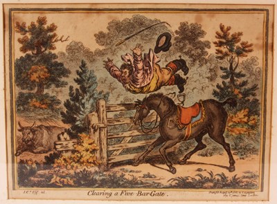 Lot 269 - An early 19th century humorous coloured PRINT...