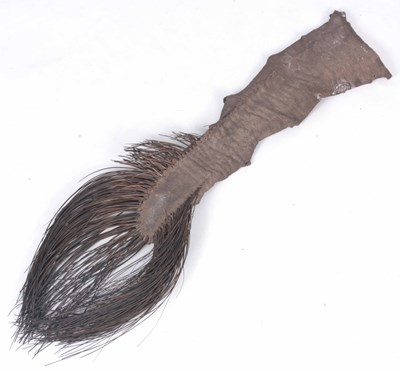 Lot 666 - A 19th CENTURY WORKED INDIAN ELEPHANT TAIL...