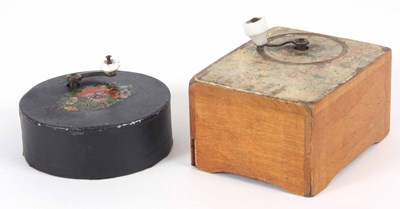 Lot 717 - TWO 19th CENTURY SWISS MUSIC BOXES both hand...