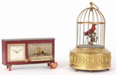 Lot 718 - TWO MODERN SINGING BIRD AUTOMATONS one with...