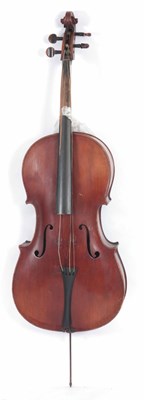 Lot 723 - A 19th CENTURY ANTIQUE CELLO length of back 76....