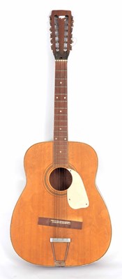 Lot 725 - A VINTAGE TWELVE STRING GUITAR