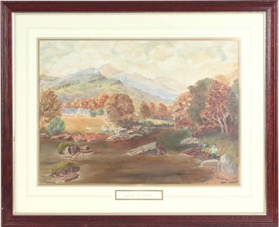 Lot 739 - V CHESWICK OIL ON BOARD, Indian summer -...