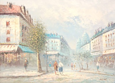 Lot 747 - BURNET, AN IMPRESSIONIST STYLE PARIS STREET...