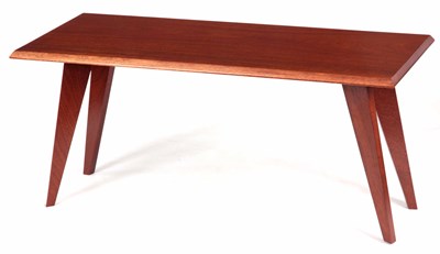 Lot 803 - A MODERN SCHOOL MAHOGANY COFFEE TABLE 48cm...