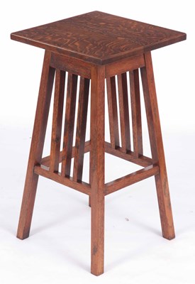 Lot 806 - AN ARTS & CRAFTS OAK LIBERTY STYLE OCCASIONAL...