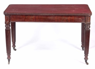 Lot 864 - A 19TH CENTURY FLAMED MAHOGANY GILLOWS STYLE...