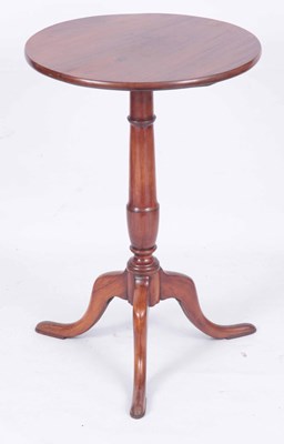 Lot 878 - A LATE VICTORIAN MAHOGANY TRIPOD TABLE with...