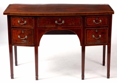 Lot 898 - A GEORGE III BOXWOOD STRUNG AND ROSEWOOD...